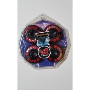 Black Hole Skate Rollerblade Hockey Sport 72mm 82A Vintage Wheels Inline